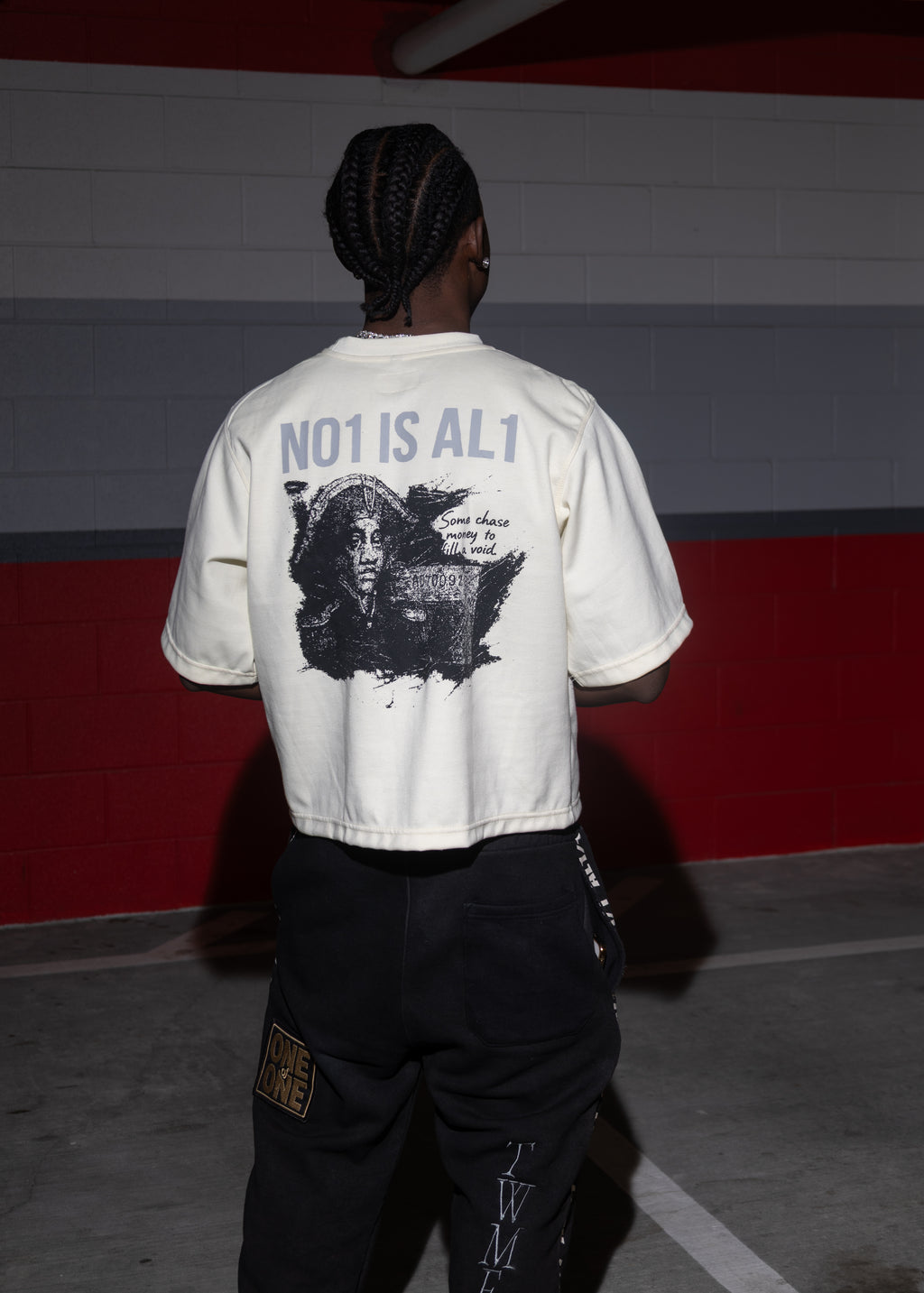 The Silent Witness Tee- Washed Cream