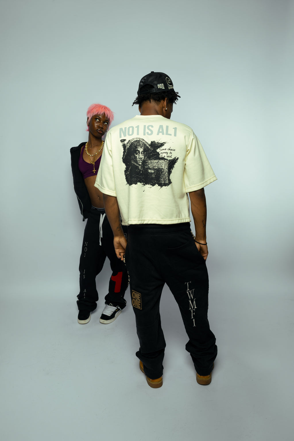 The Silent Witness Tee- Washed Cream