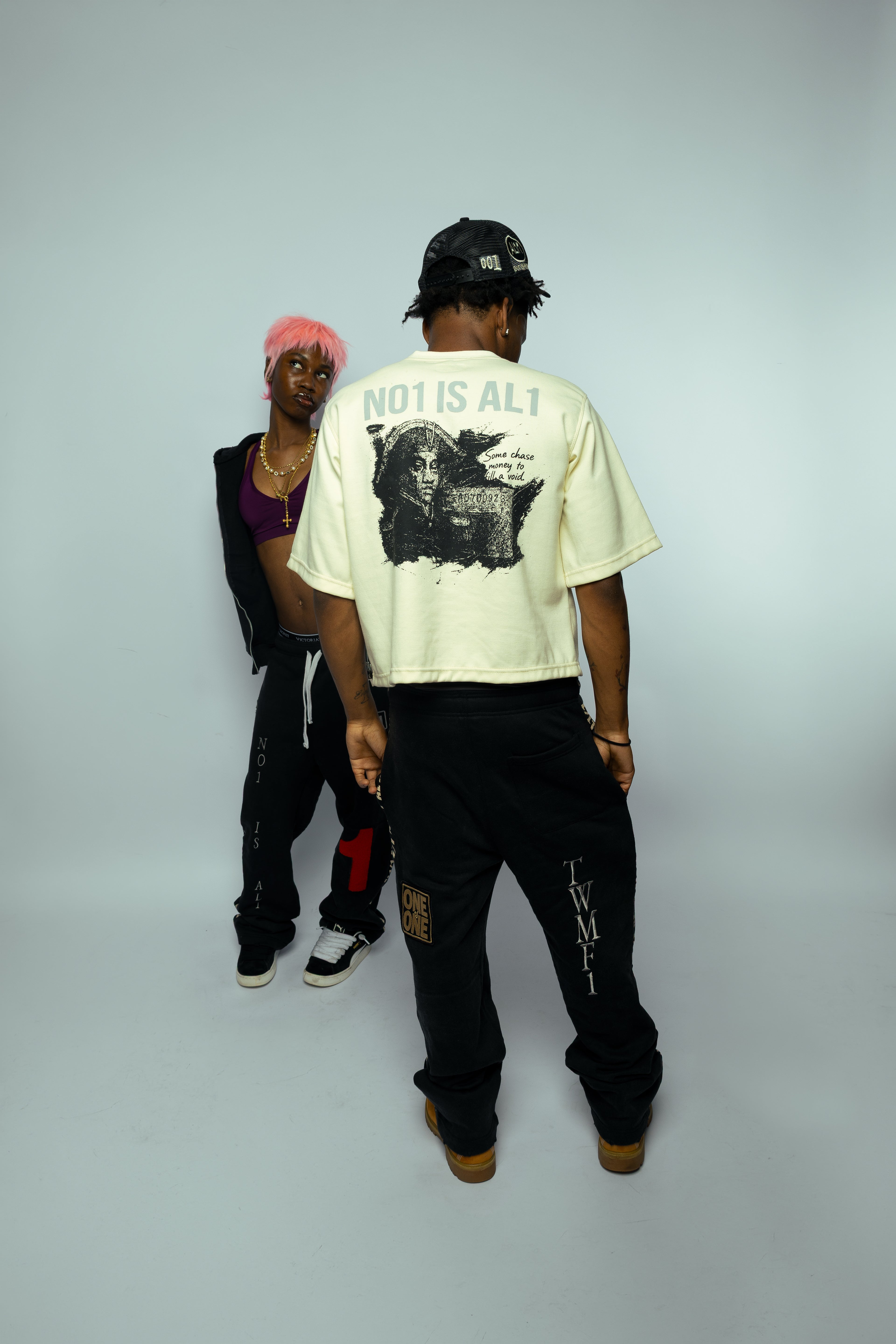 The Silent Witness Tee- Washed Cream