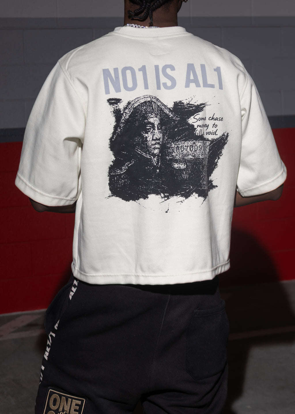 The Silent Witness Tee- Washed Cream
